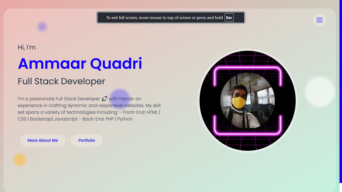 Personal Portfolio