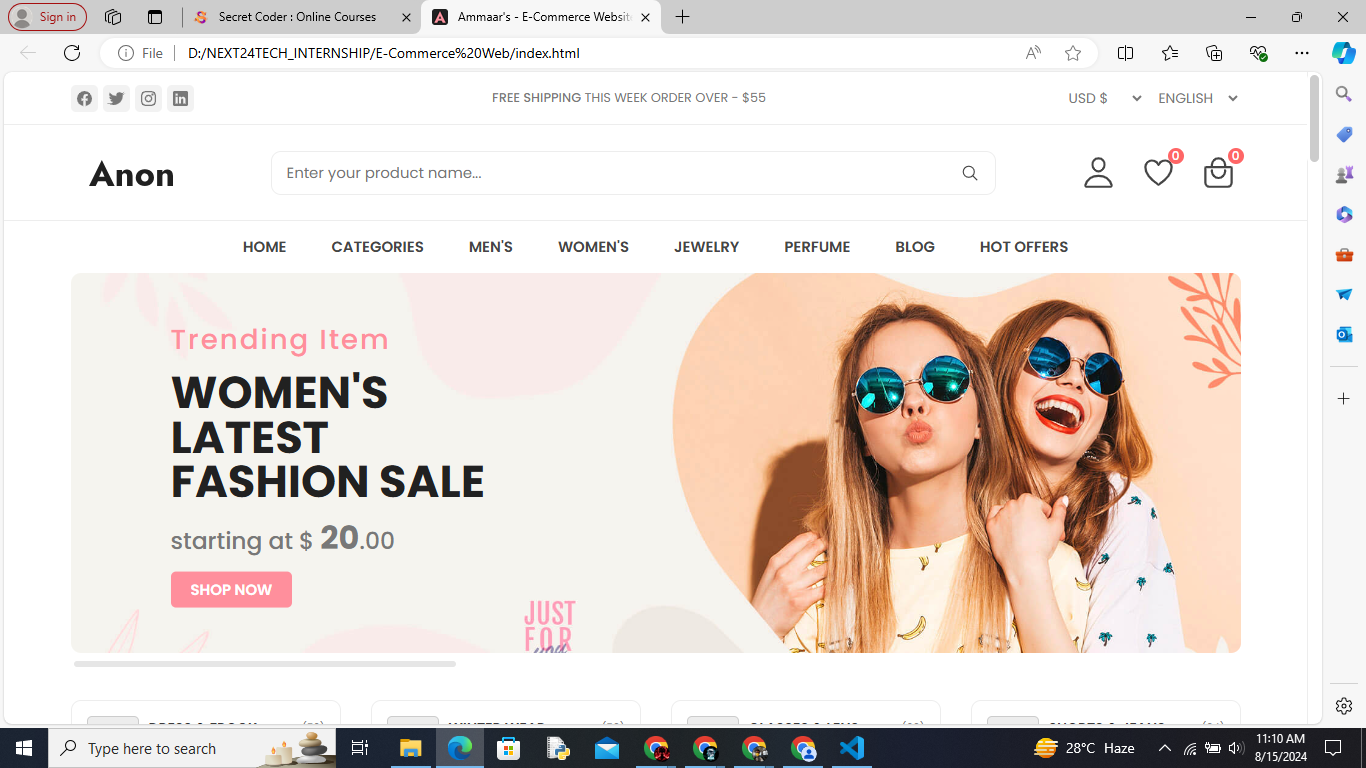 E-commerce Website